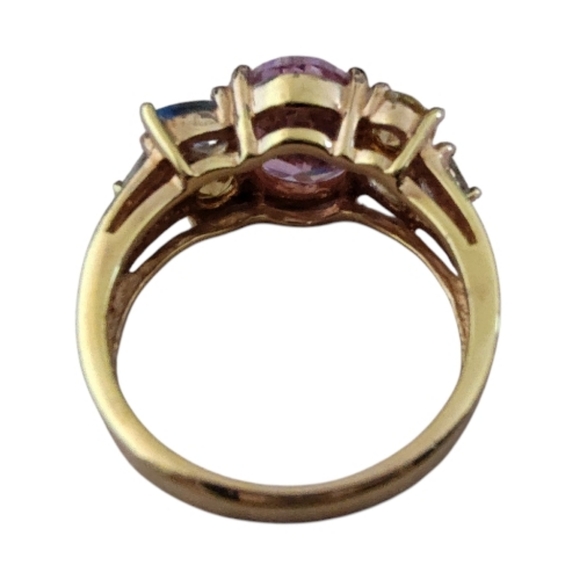 Ross-Simons Multi-Colored CZ Sterling Silver Ring – Size 6 - Picture 8 of 10